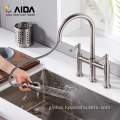 Industry Leader Well Transported Kitchen Faucet Two Lever